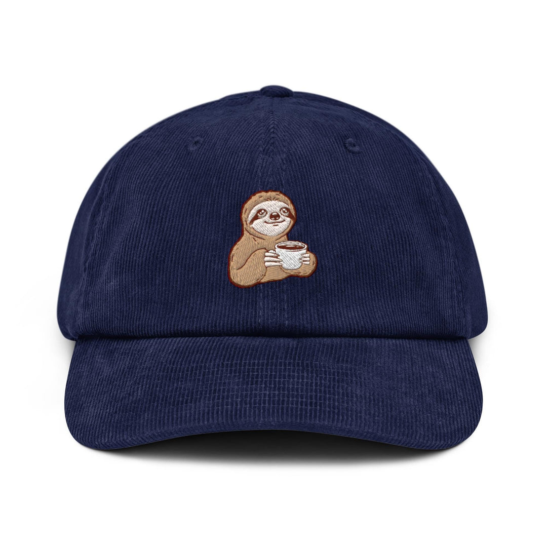 Productive Sloth Corduroy Cap
