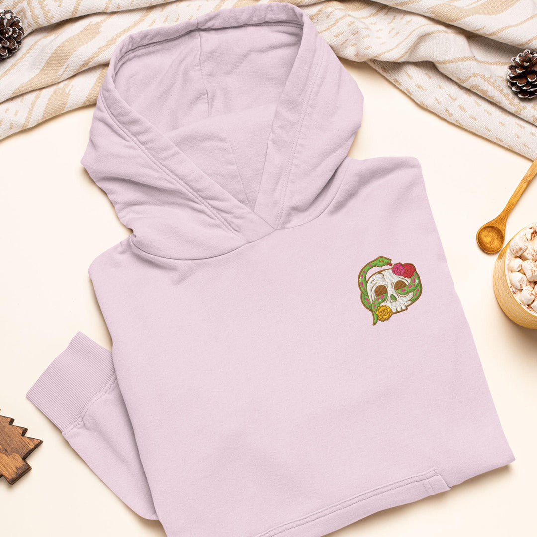 Skull Snake and Roses Hoodie