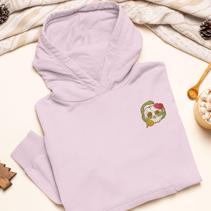 Skull Snake and Roses Hoodie