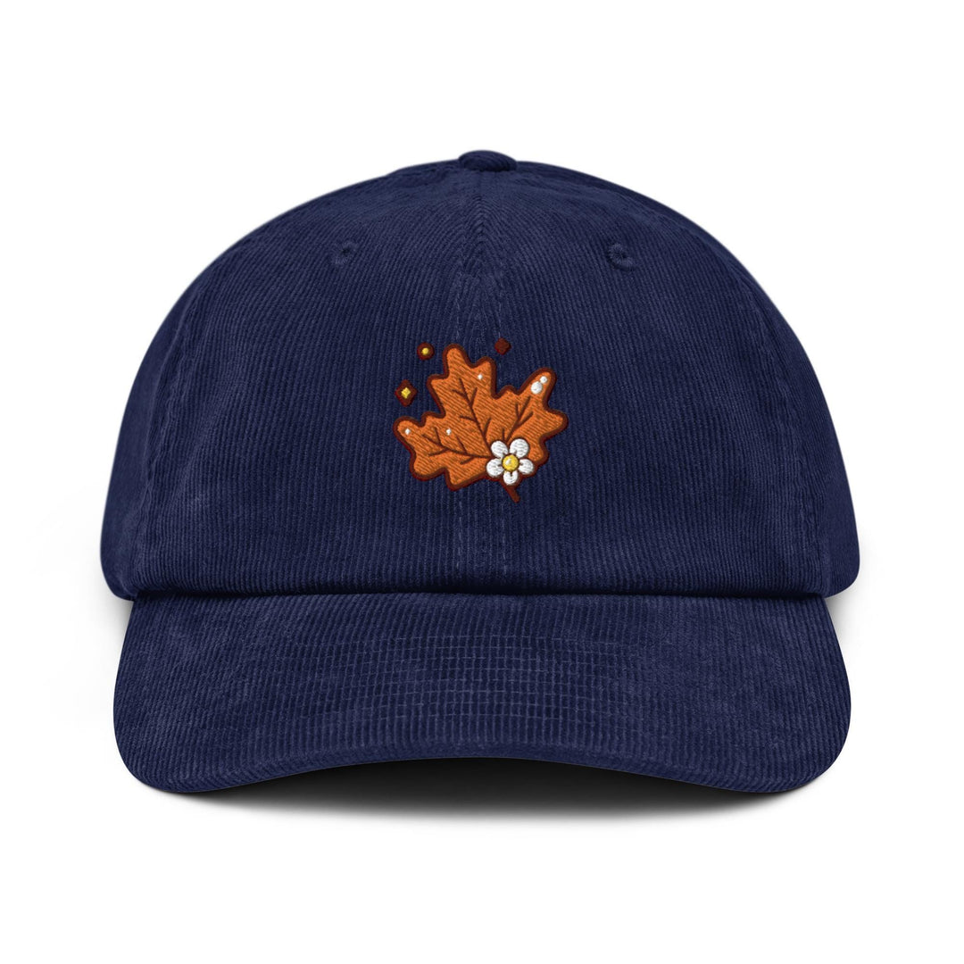 Cute Autumn Maple Leaf Corduroy Cap