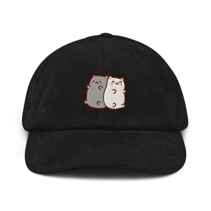 Two Happy Cats Corduroy Cap