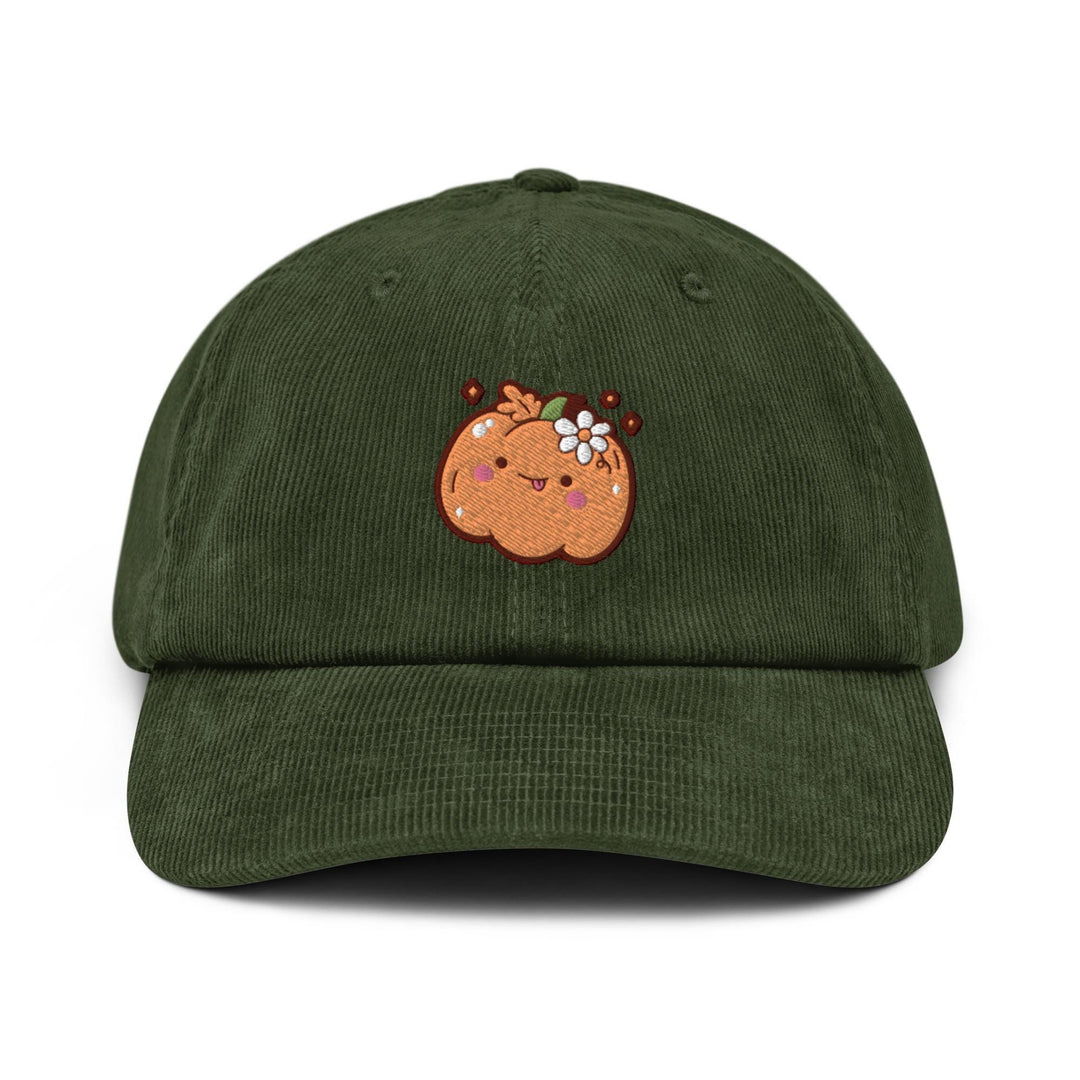 Cheeky Pumpkin Corduroy Cap