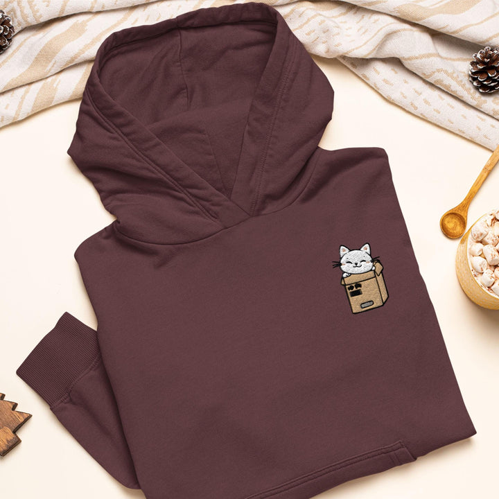 Cute Cat in a Box Hoodie