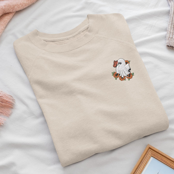Mexican Sunflower & Butterfly Ghost Sweatshirt