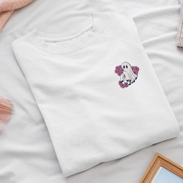 Pink Gerbera Daisy Ghost Sweatshirt
