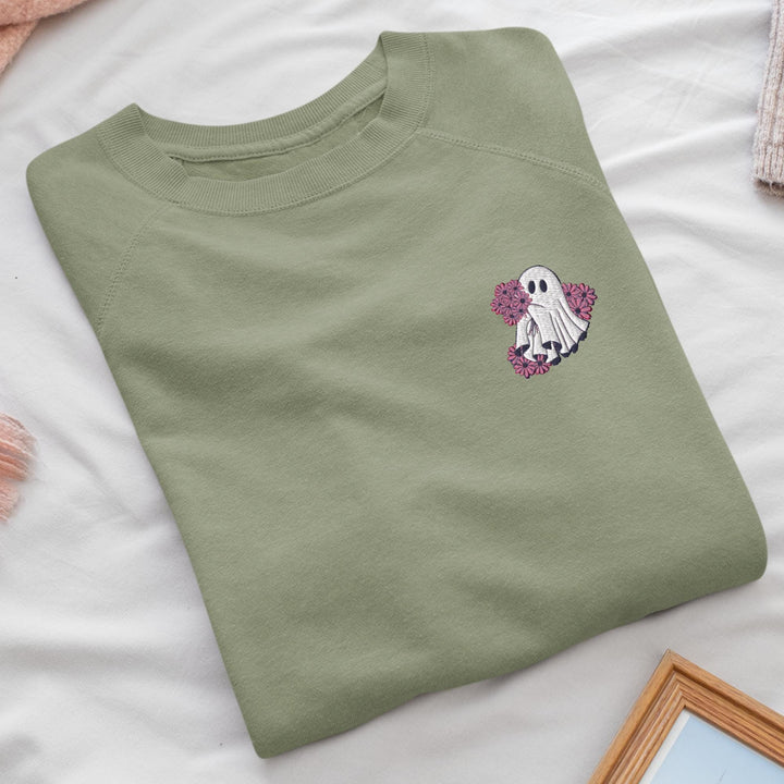 Pink Gerbera Daisy Ghost Sweatshirt