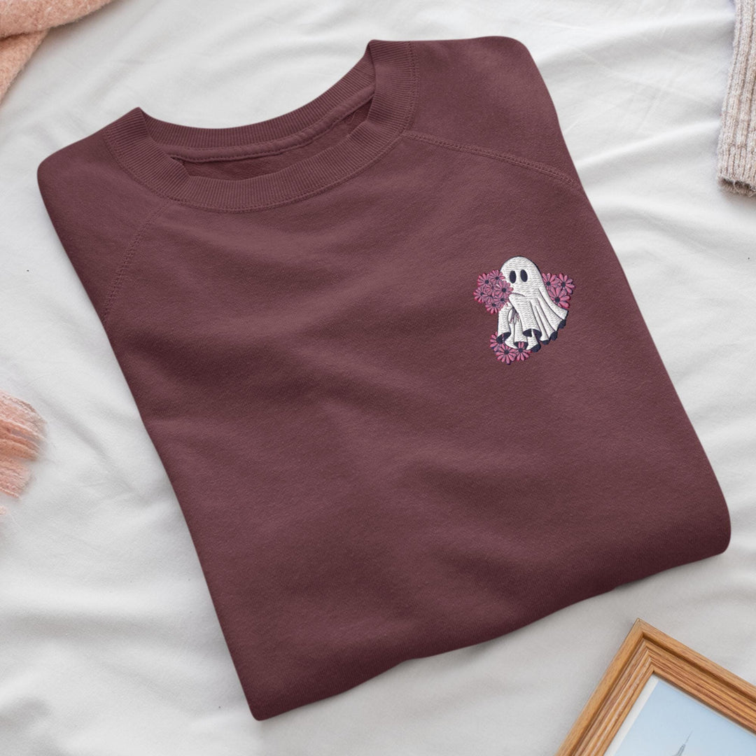 Pink Gerbera Daisy Ghost Sweatshirt