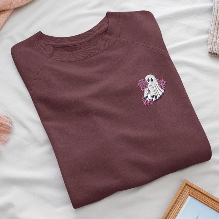 Pink Gerbera Daisy Ghost Sweatshirt