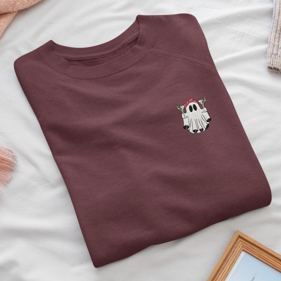 Martini Cocktail Ghost Sweatshirt