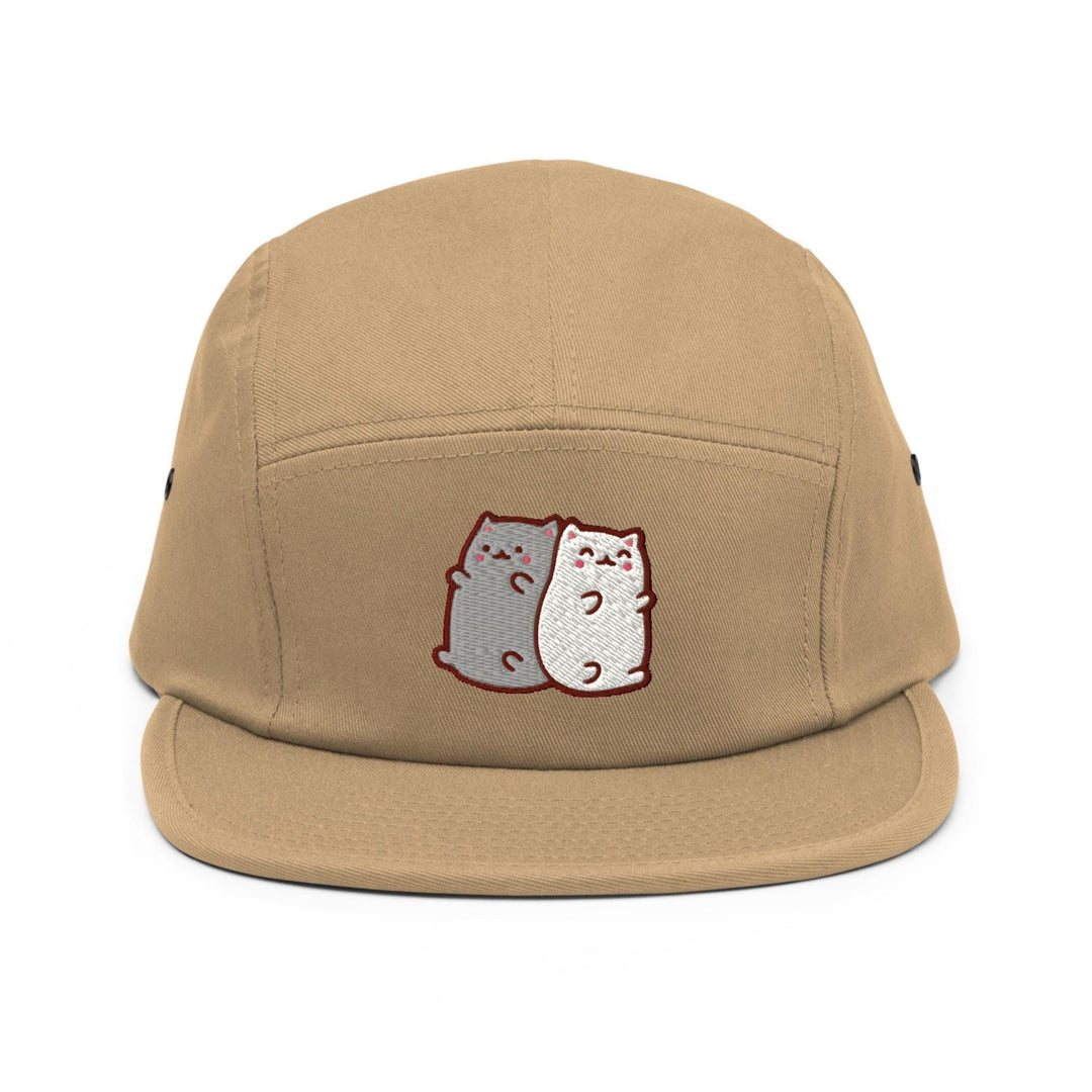 Two Happy Cats 5 Panel Camper Cap