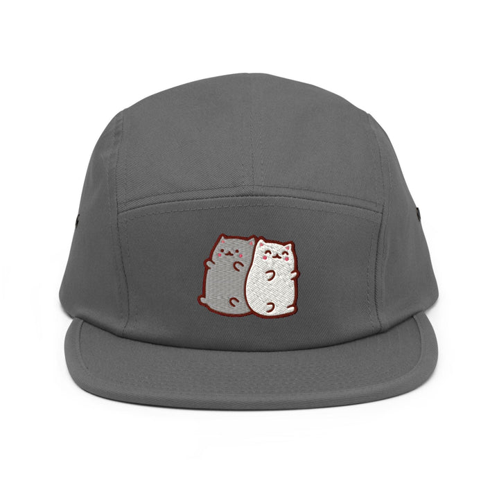 Two Happy Cats 5 Panel Camper Cap