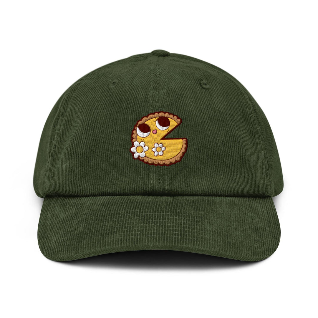 Retro Pumpkin Cutie Pie Corduroy Cap