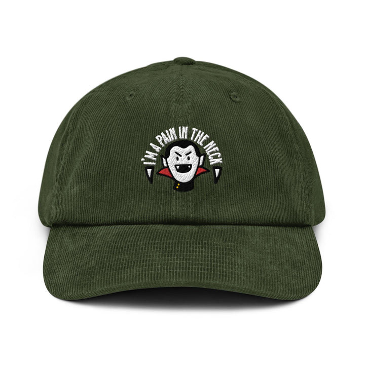 Pain in the Neck Vampire Corduroy Cap