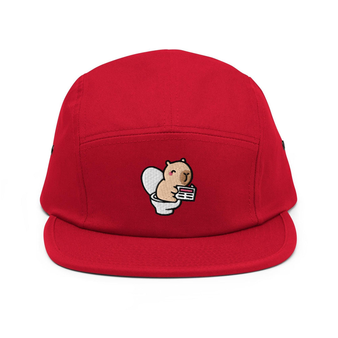 Pooping Animals 5 Panel Camper Cap