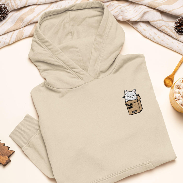 Cute Cat in a Box Hoodie