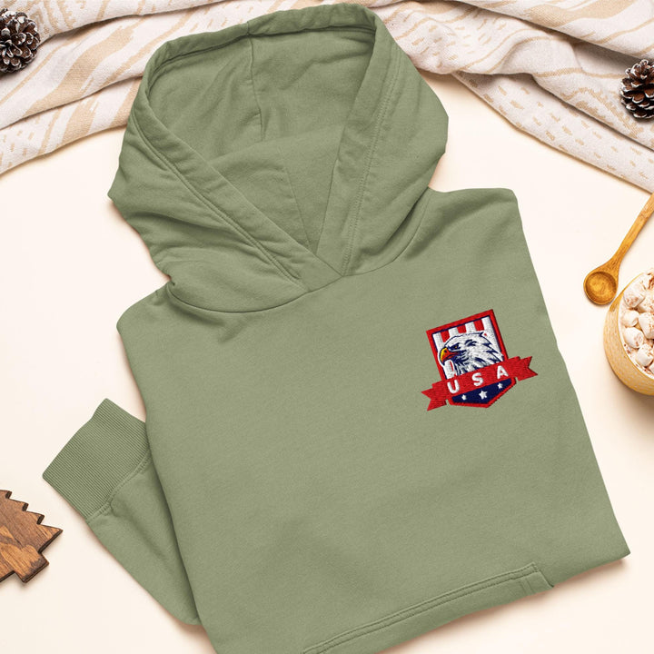 Patriotic Bald Eagle Hoodie