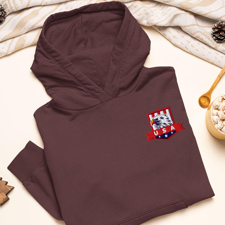 Patriotic Bald Eagle Hoodie