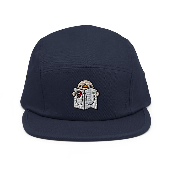 Lost Kawaii Camping Duck Design 5 Panel Camper Cap