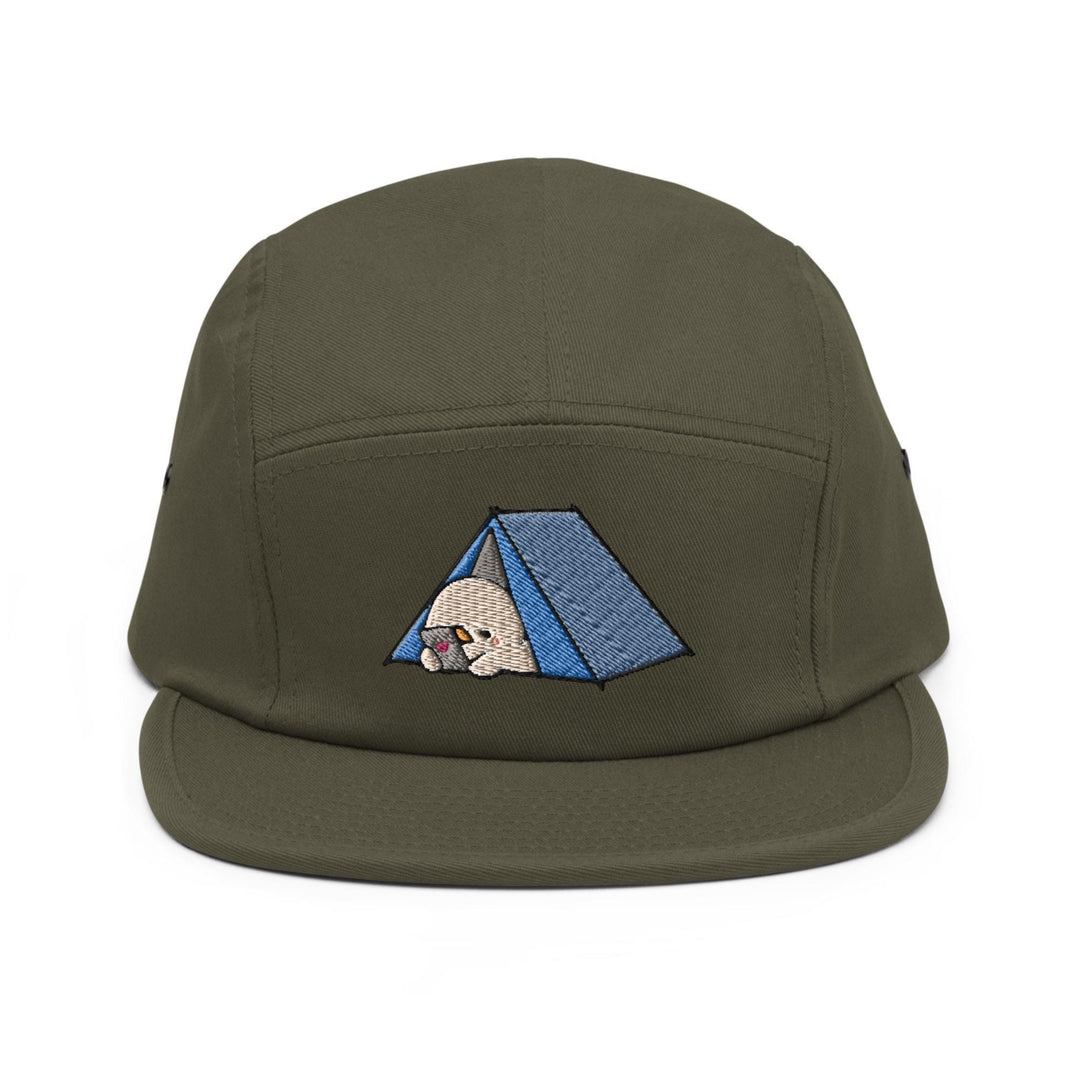 Kawaii Camping Duck 5 Panel Camper Cap
