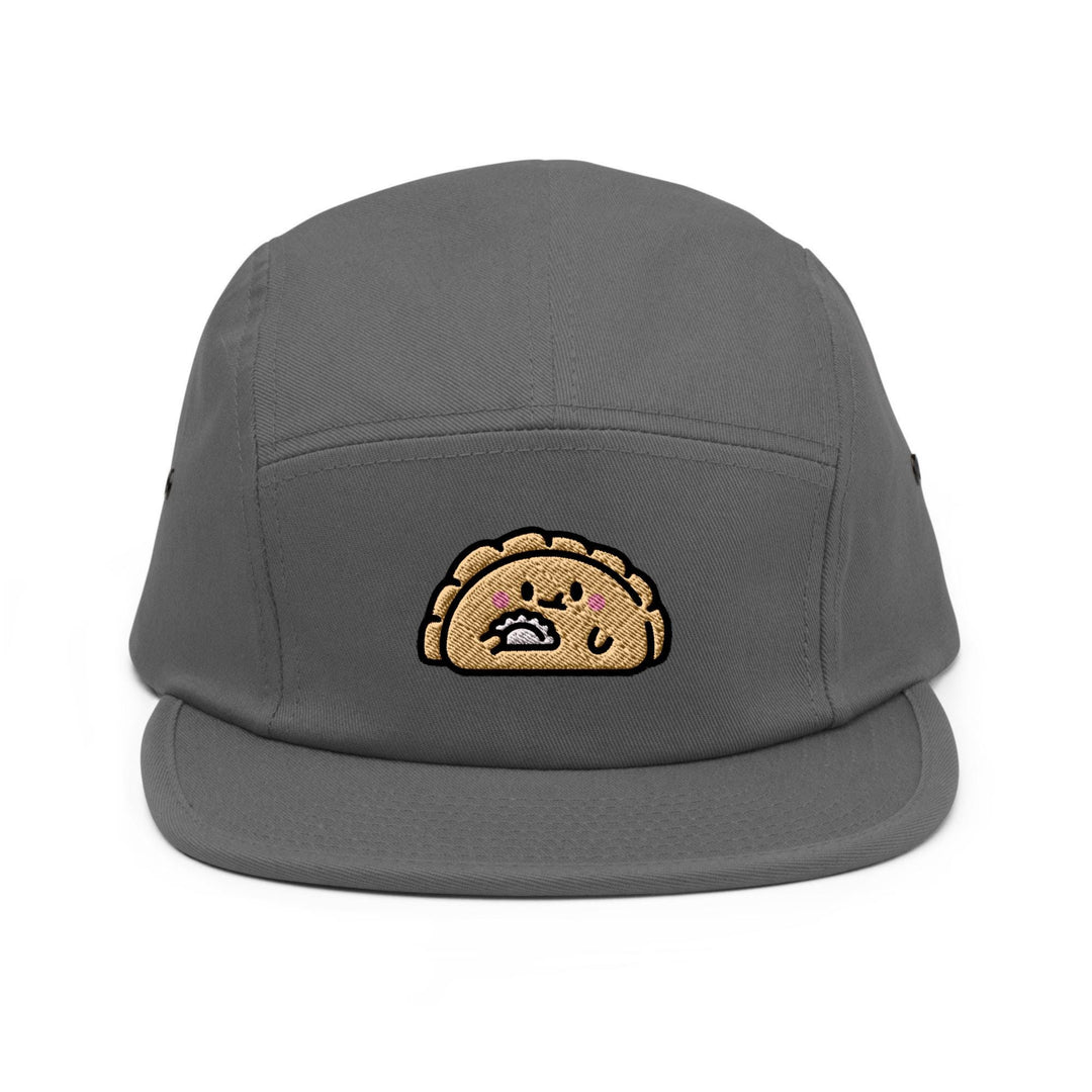 Cute Dumpling Eating a Dumpling 5 Panel Camper Cap