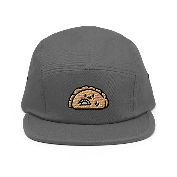 Cute Dumpling Eating a Dumpling 5 Panel Camper Cap