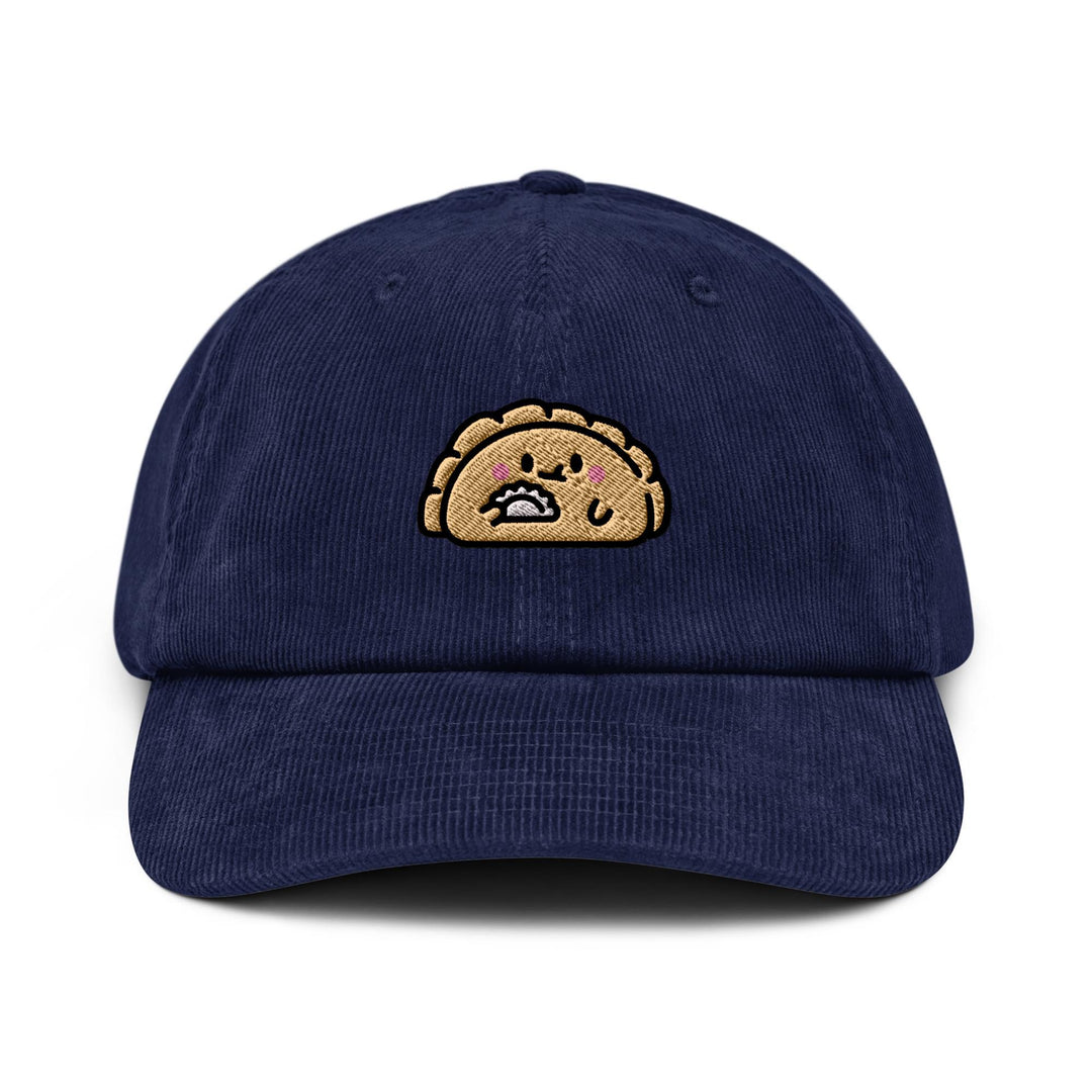Cute Dumpling Eating a Dumpling Corduroy Cap