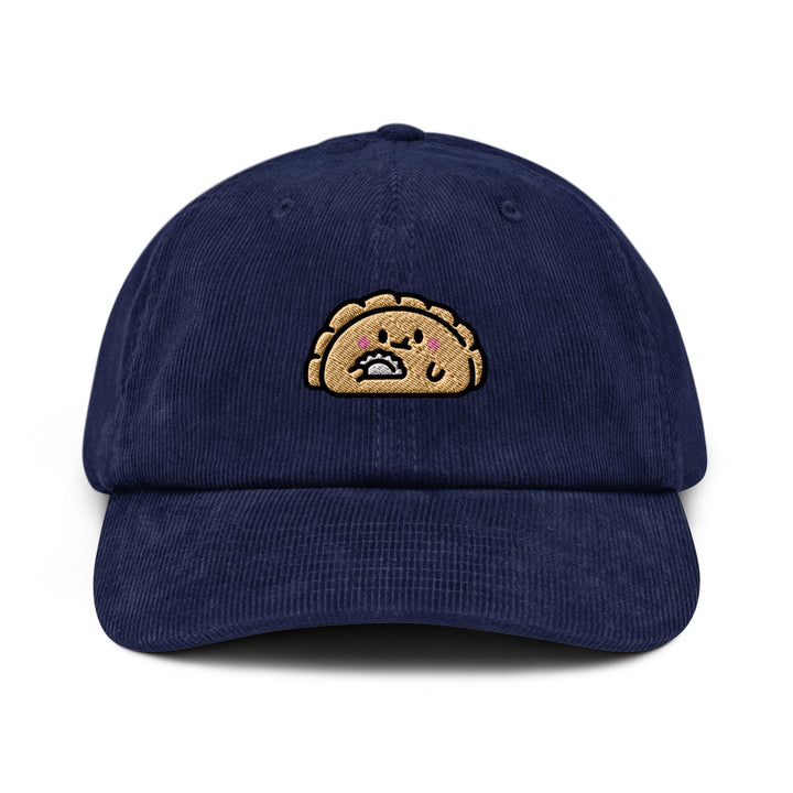 Cute Dumpling Eating a Dumpling Corduroy Cap