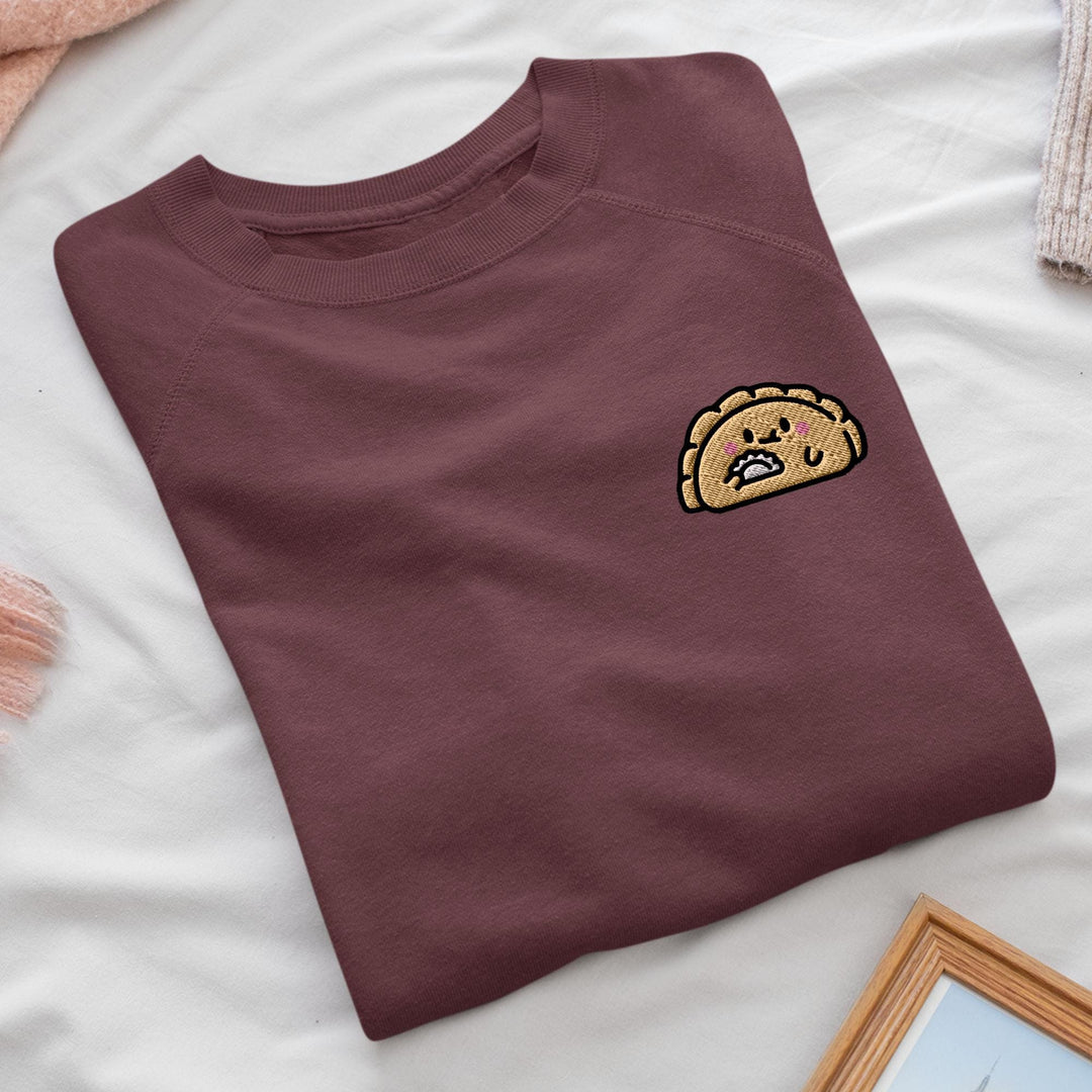Cute Dumpling Eating a Dumpling Sweatshirt