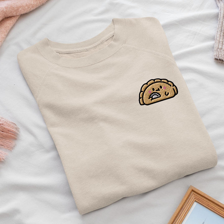 Cute Dumpling Eating a Dumpling Sweatshirt