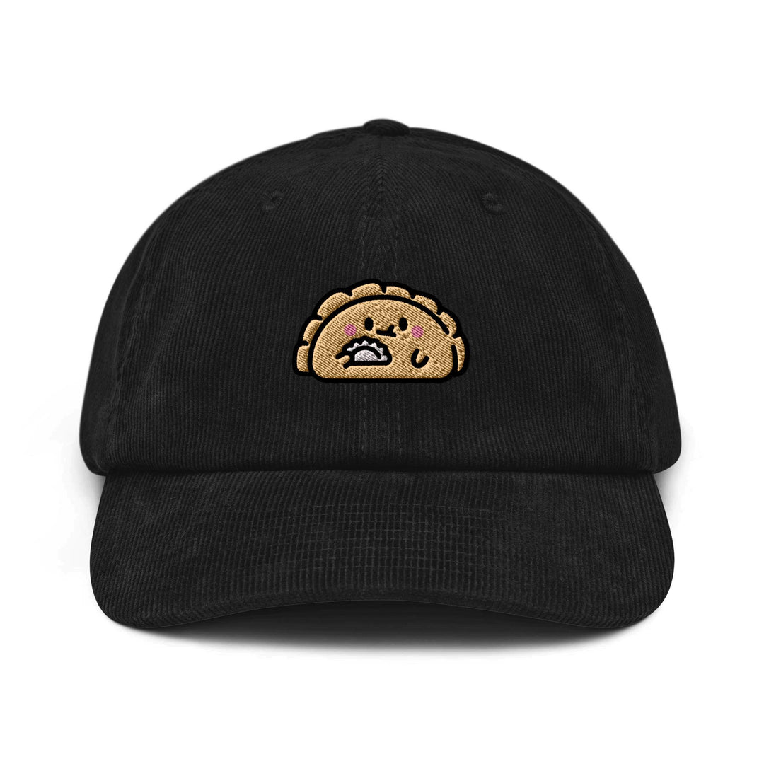 Cute Dumpling Eating a Dumpling Corduroy Cap