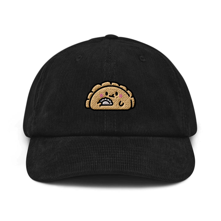 Cute Dumpling Eating a Dumpling Corduroy Cap