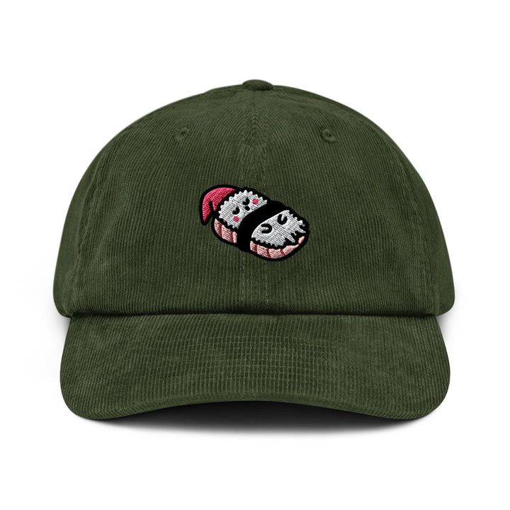 Kawaii Sleeping Sushi Corduroy Cap