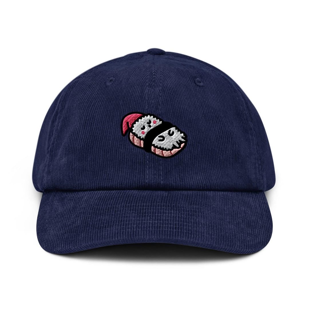 Kawaii Sleeping Sushi Corduroy Cap