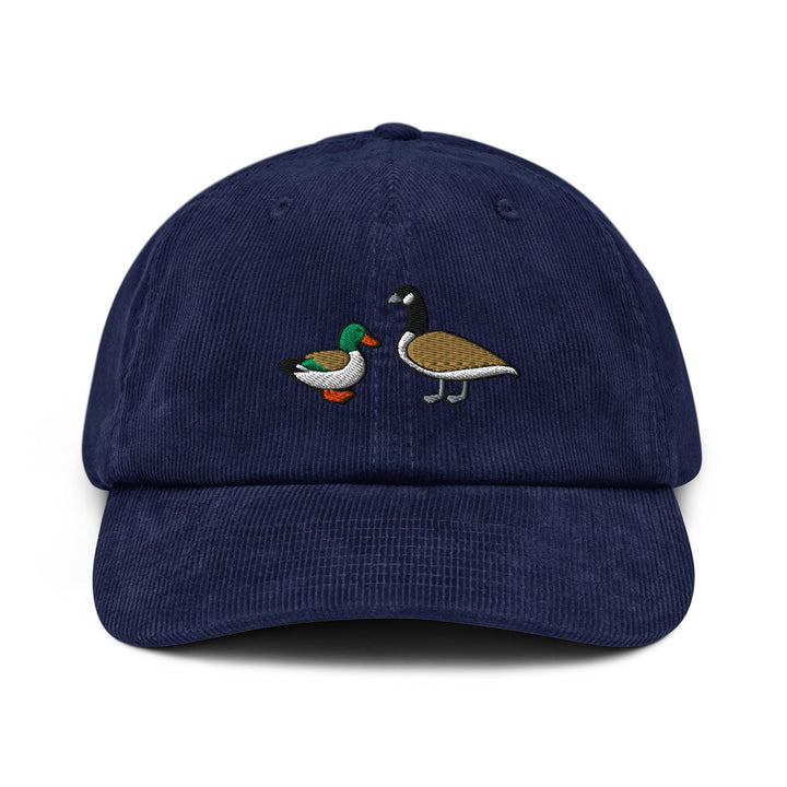 Duck and Goose Corduroy Cap