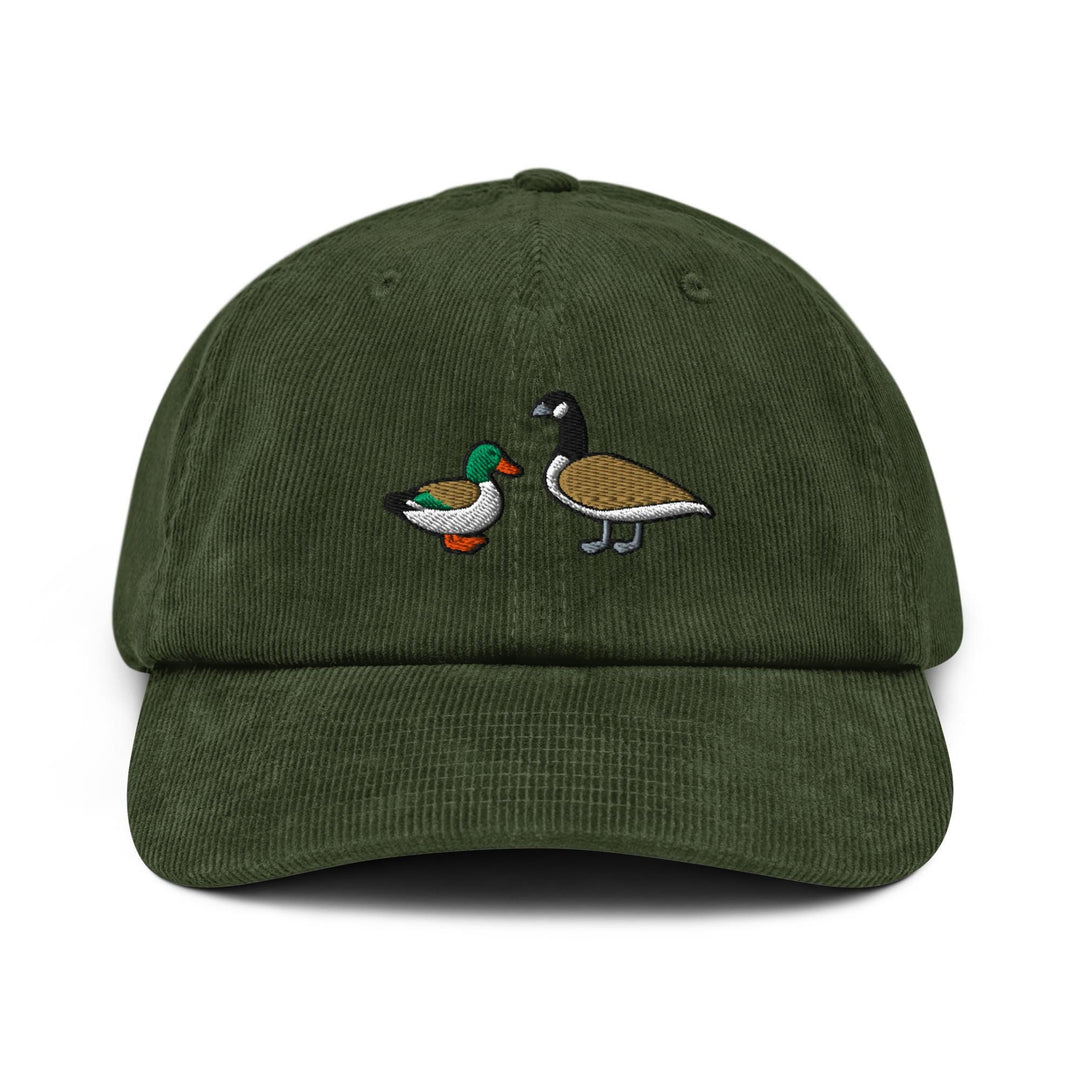 Duck and Goose Corduroy Cap
