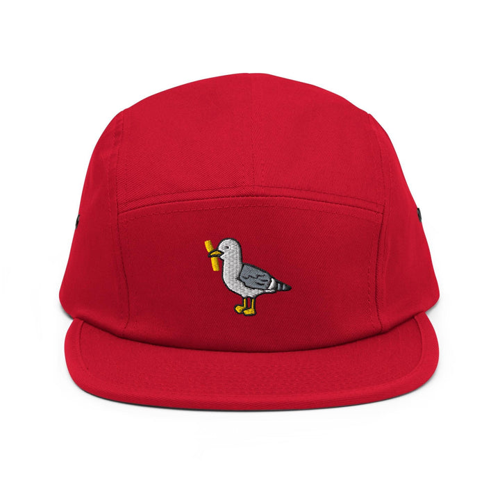 Seagull Stole Your French Fry 5 Panel Camper Cap