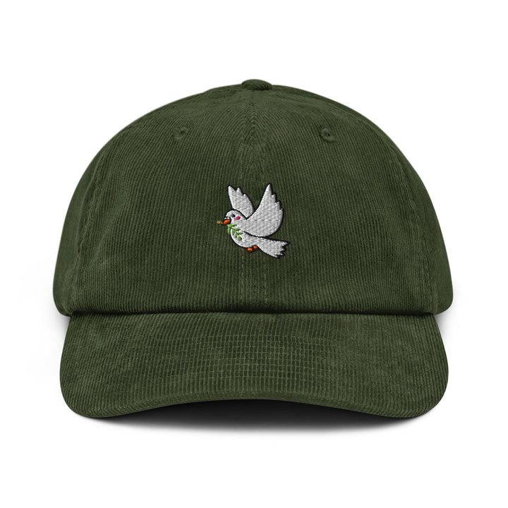 Peace Dove Corduroy Cap