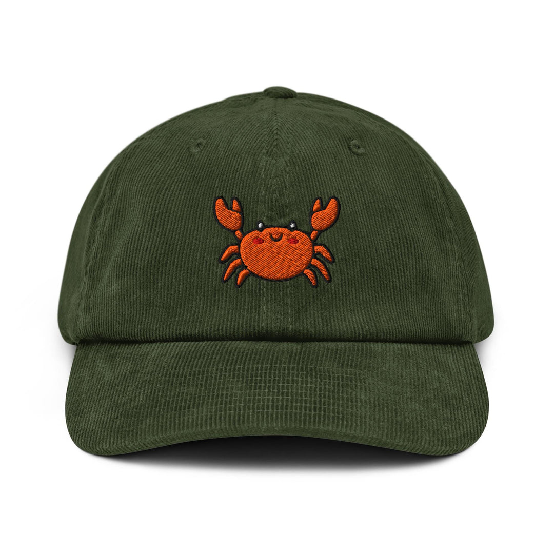 Dungeness Crab Sealife Corduroy Cap