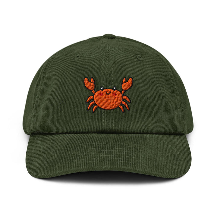 Dungeness Crab Sealife Corduroy Cap