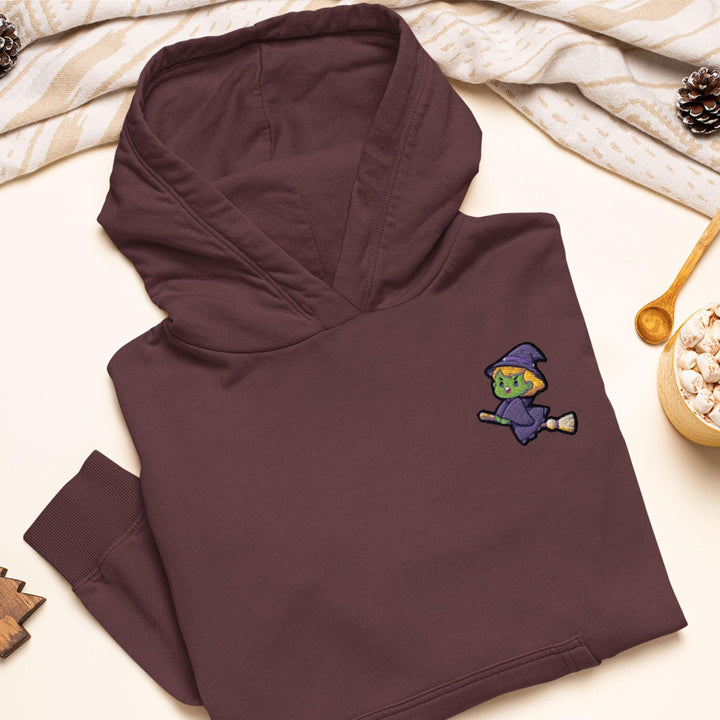 Witch Flying on Broomstick Hoodie