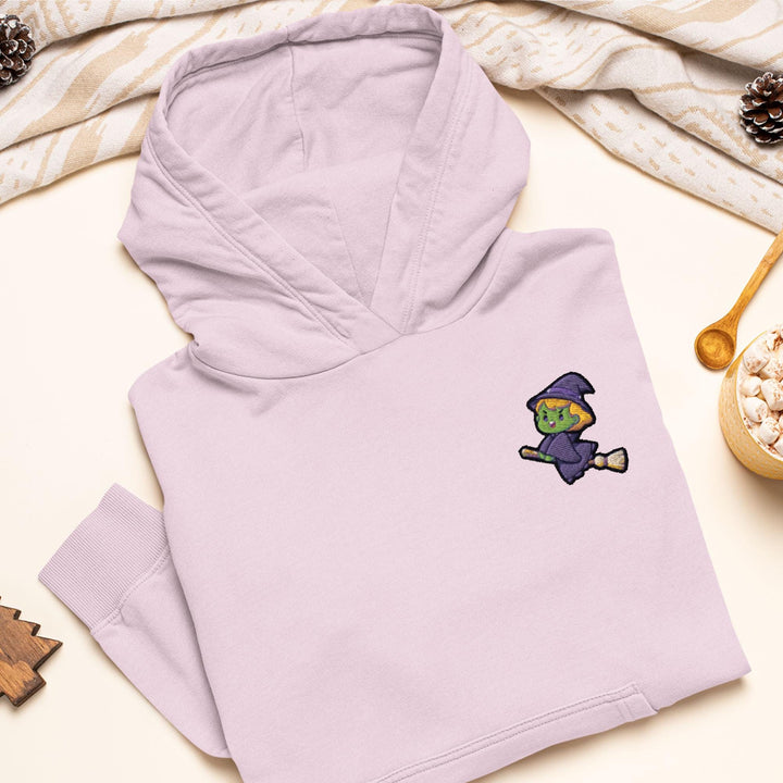 Witch Flying on Broomstick Hoodie