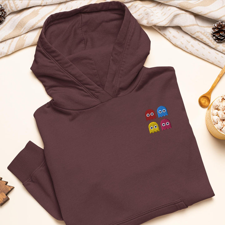 Colorful Retro Arcade Game Ghost Hoodie