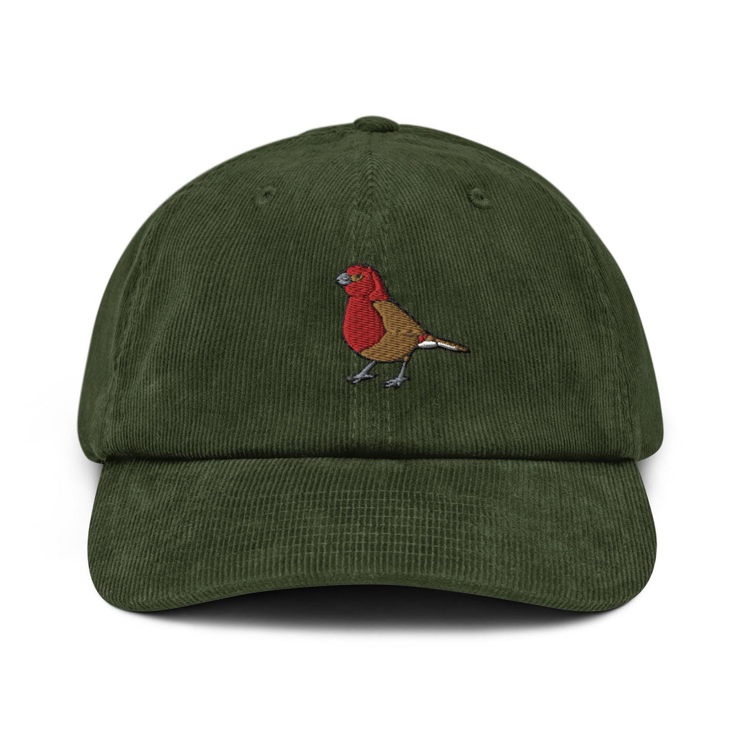 Red House Finch Corduroy Cap