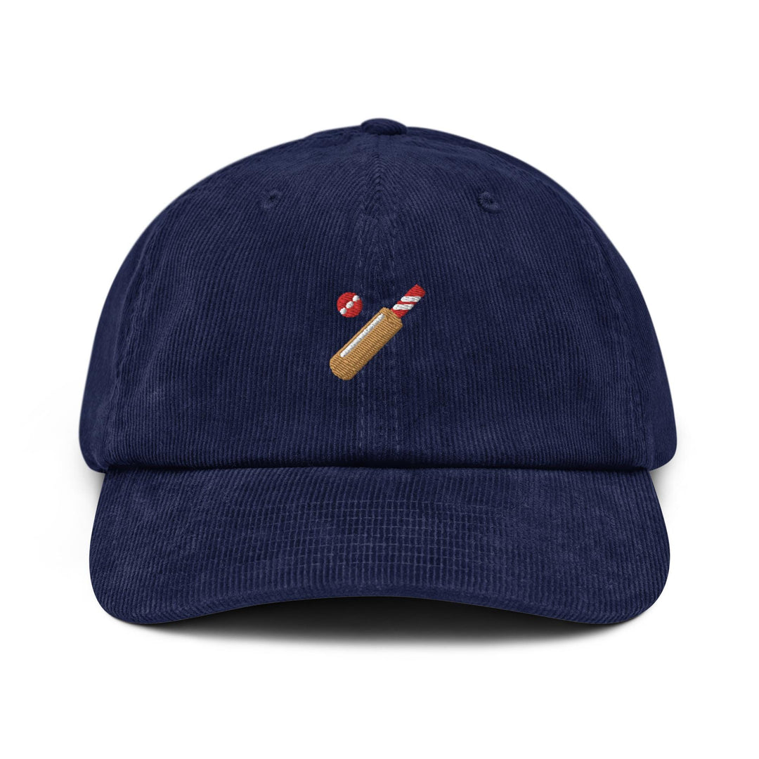 Cricket Bat and Ball Corduroy Cap