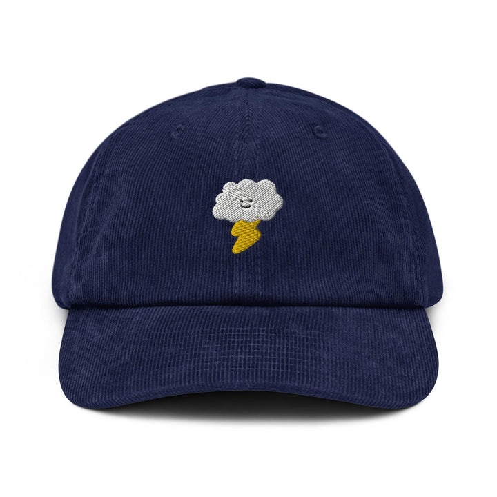 Kawaii Lightning Cloud Corduroy Cap