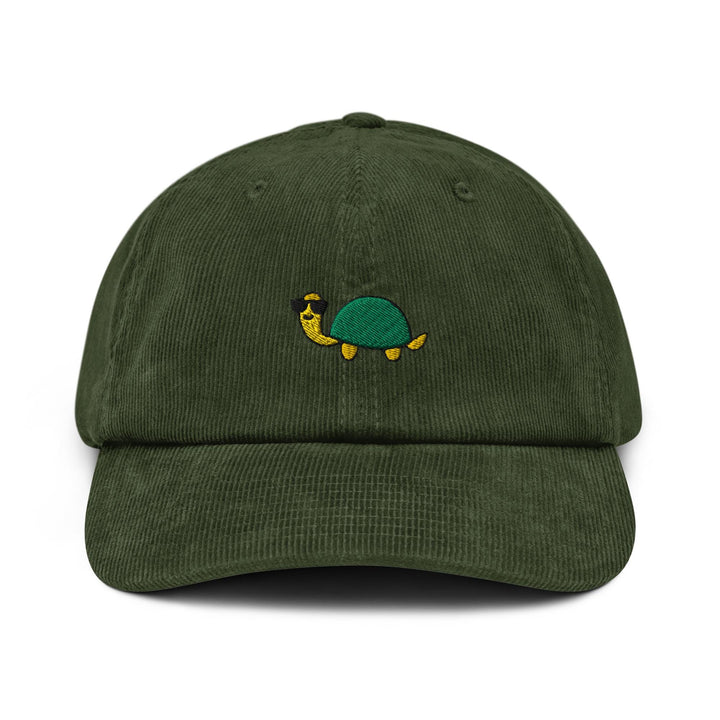 Cool Sunglass Turtle Corduroy Cap