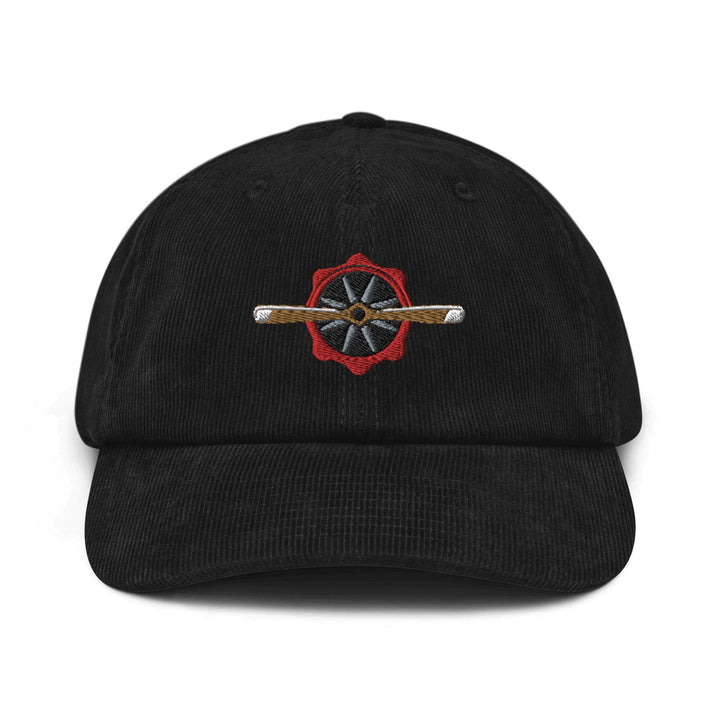 Old Piston Engine Propeller Aircraft Corduroy Cap