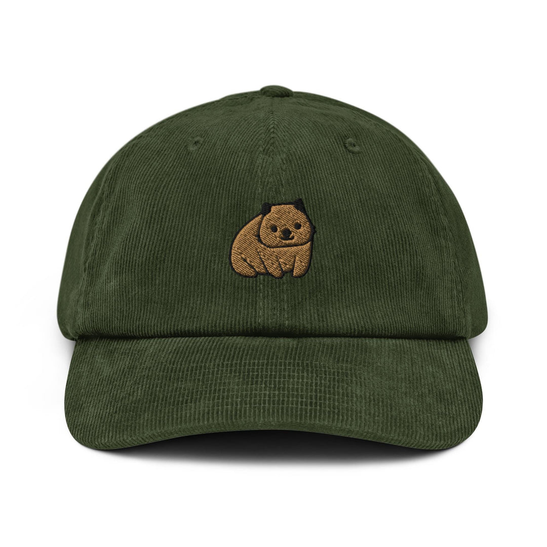 Cute Wombat Corduroy Cap