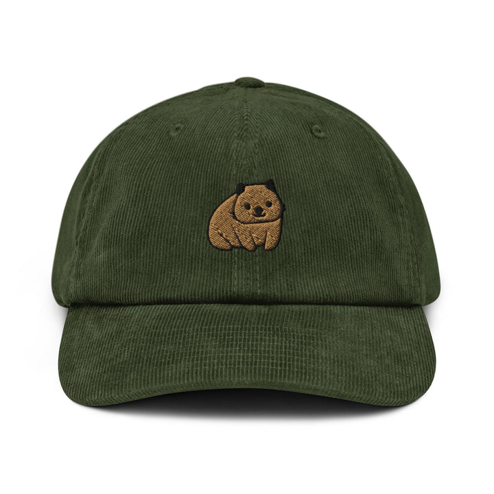 Cute Wombat Corduroy Cap