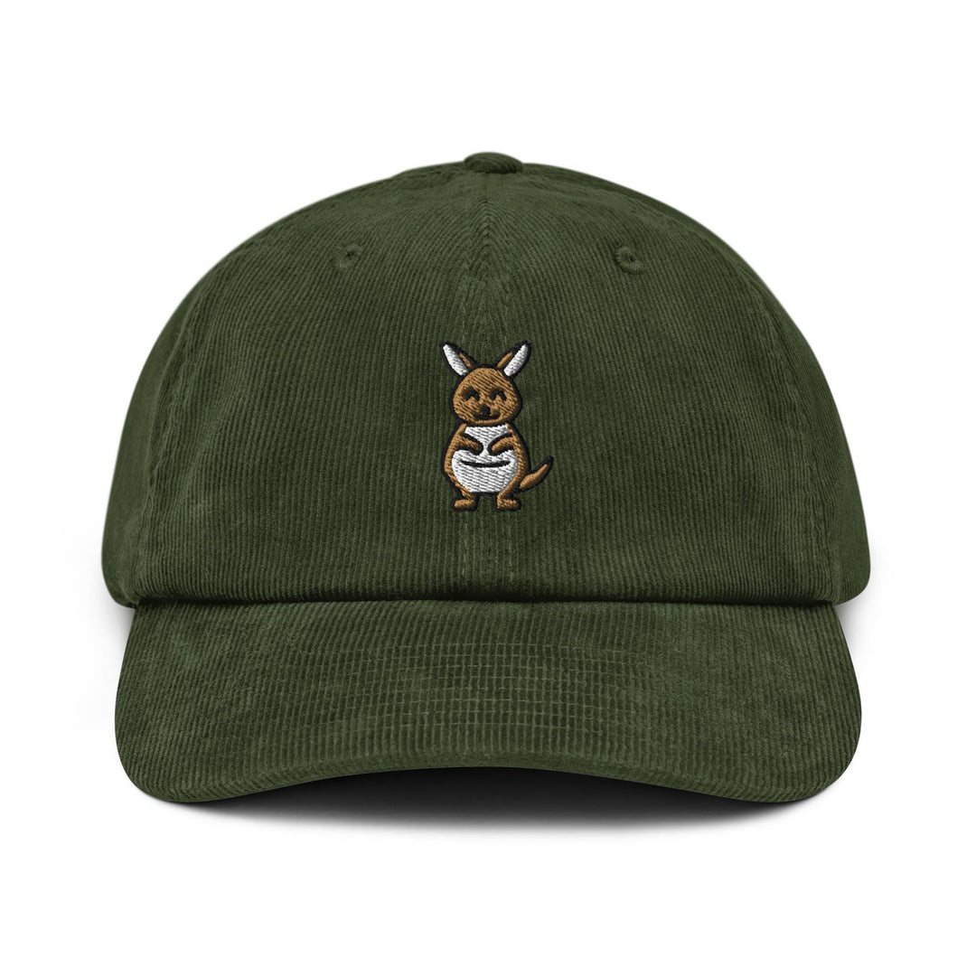 Cute Wallaby Corduroy Cap